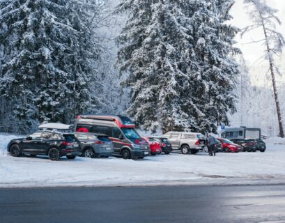 parking przy Okęciu